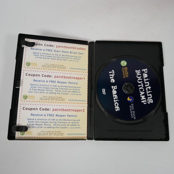 MiniWarGaming Painting Bootcamp & Red Power Armour How-To DVDs set of 2 TESTED - Picture 4 of 7